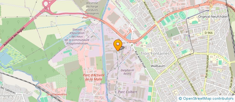 localisation de l'entreprise SCI DRUART  SAINT-BRICE-COURCELLES