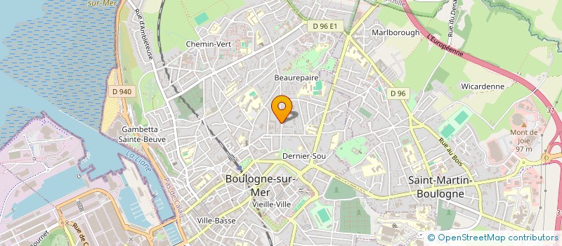localisation de l'entreprise SCI DRUBERT à BOULOGNE-SUR-MER