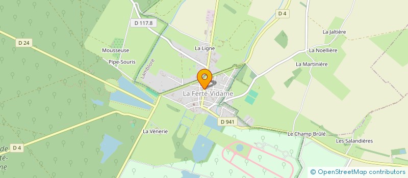 localisation de l'entreprise SCI DRUEL à LA FERTE-VIDAME