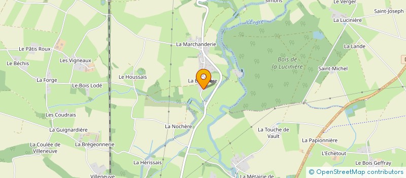 localisation de l'entreprise SCI DRUMEL  NORT-SUR-ERDRE