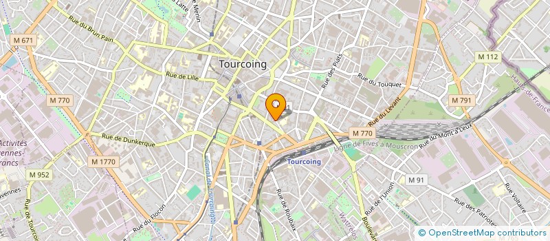 localisation de l'entreprise SCI DRUON BUISSON  TOURCOING