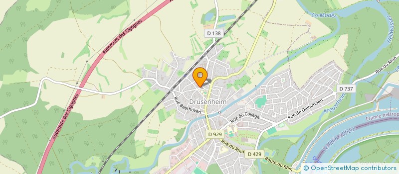 localisation de l'entreprise SCI DRUZ  DRUSENHEIM