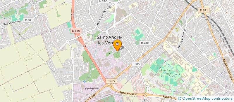 localisation de l'entreprise SCI DRYATEL  SAINT-ANDRE-LES-VERGERS