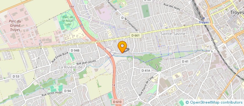 localisation de l'entreprise SCI DRYATES IMMOBILIER  SAINT-ANDRE-LES-VERGERS