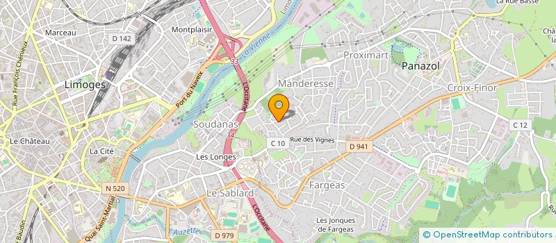 localisation de l'entreprise SCI DRYR à PANAZOL