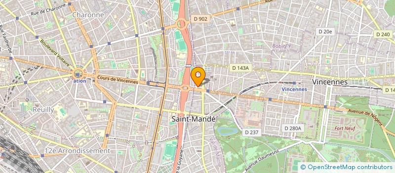 localisation de l'entreprise SCI DRZH à SAINT-MANDE