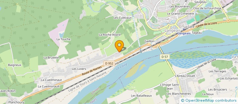 localisation de l'entreprise SCI DS 26  LANGEAIS