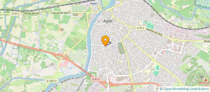 localisation de l'entreprise SCI DS  AGDE