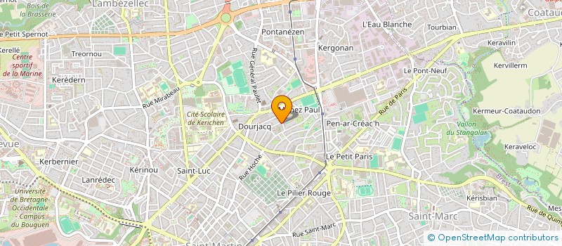 localisation de l'entreprise SCI DS  BREST