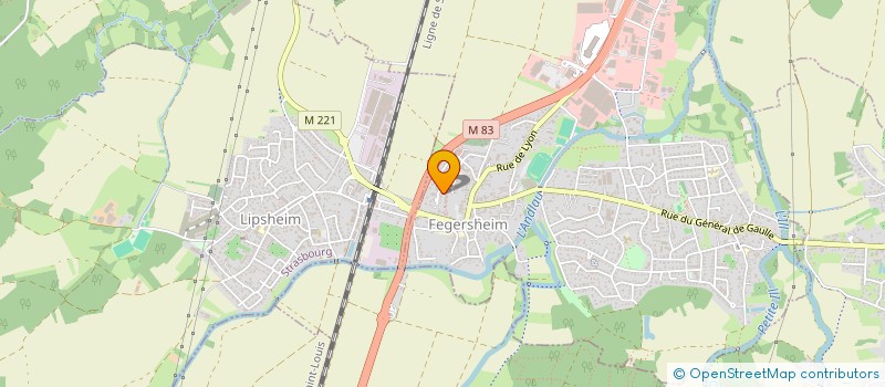 localisation de l'entreprise SCI DS  FEGERSHEIM