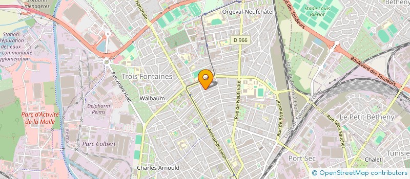 localisation de l'entreprise SCI DS  REIMS