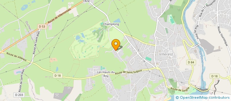 localisation de l'entreprise SCI DS  MABLY