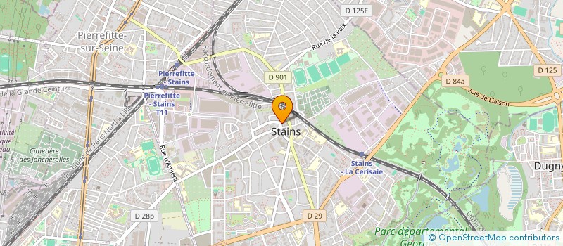 localisation de l'entreprise SCI DS CARNOT à STAINS