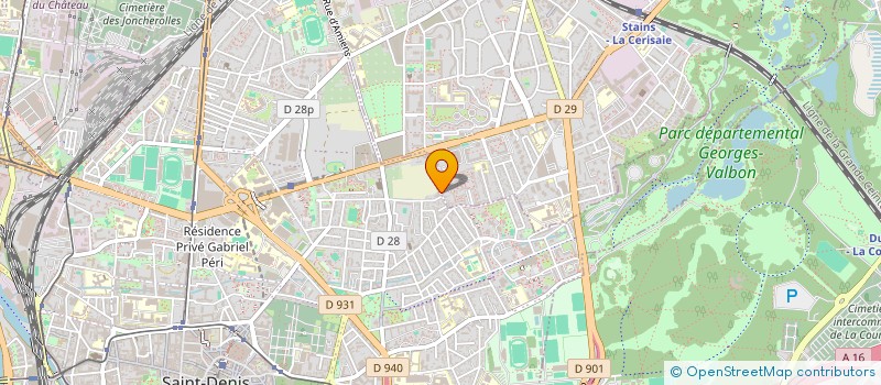 localisation de l'entreprise SCI DS CONCEPTS  STAINS