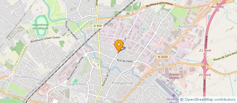 localisation de l'entreprise SCI DS DE L'AVENIR  MONTAUBAN