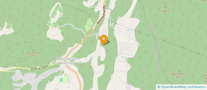 localisation de l'entreprise SCI DS FERRANTE  MEOUNES-LES-MONTRIEUX