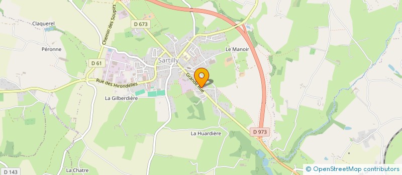 localisation de l'entreprise SCI DS LEGENDE IMMOBILIER  SARTILLY-BAIE-BOCAGE