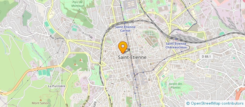 localisation de l'entreprise SCI DS LYON  SAINT-ETIENNE