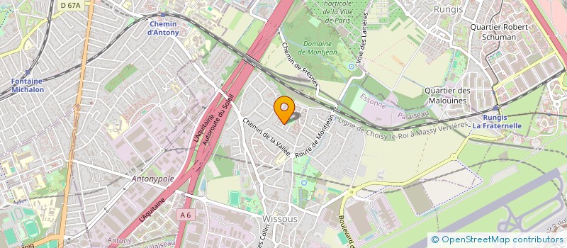 localisation de l'entreprise SCI DS ROMA à WISSOUS
