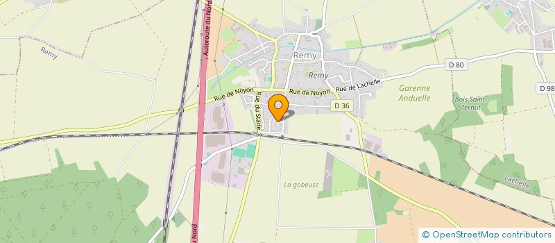 localisation de l'entreprise SCI DS2L  REMY