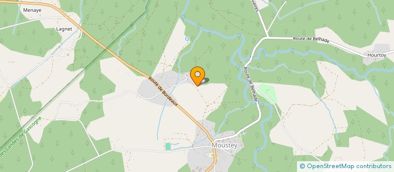 localisation de l'entreprise SCI DS3A  MOUSTEY