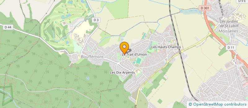 localisation de l'entreprise SCI DS62  BOUFFEMONT