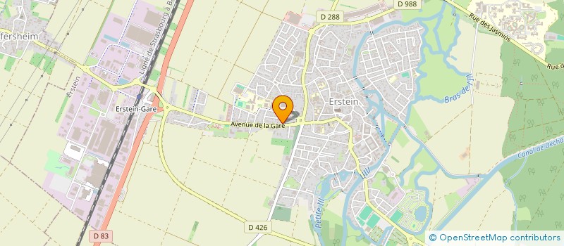 localisation de l'entreprise SCI DSB  ERSTEIN