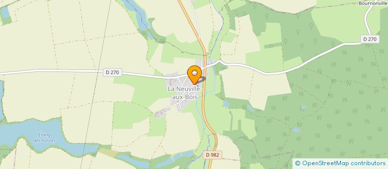 localisation de l'entreprise SCI DSC  LA NEUVILLE-AUX-BOIS