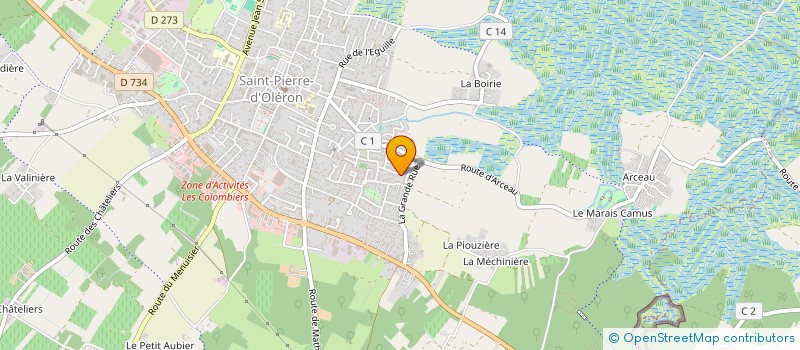 localisation de l'entreprise SCI DSD'ILE  SAINT-PIERRE-D'OLERON