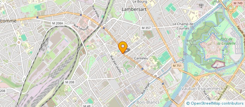 localisation de l'entreprise SCI DSD LOMME à LILLE