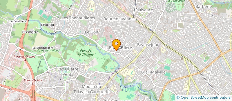 localisation de l'entreprise SCI DSE  SAINT-HERBLAIN