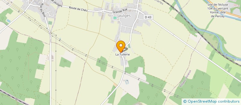 localisation de l'entreprise SCI DSF  JAULGES