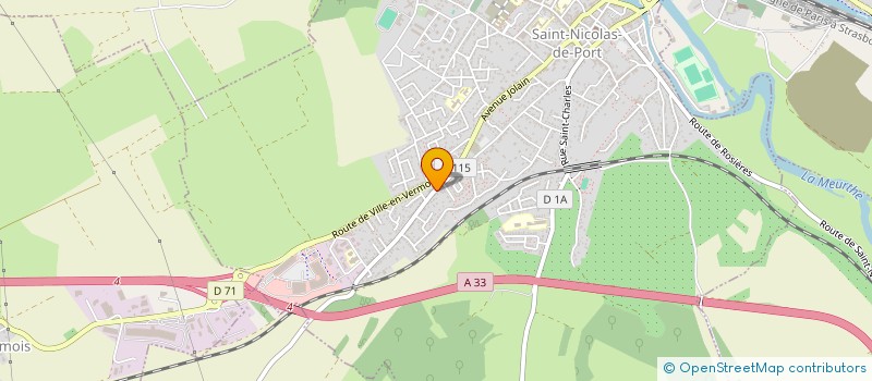 localisation de l'entreprise SCI DSF IMMO  SAINT-NICOLAS-DE-PORT