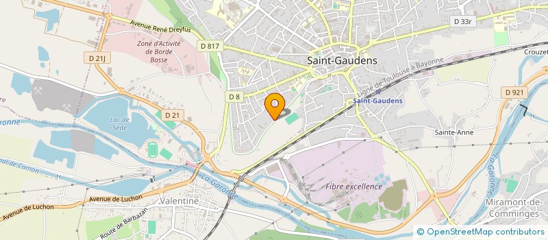 localisation de l'entreprise SCI DSG CHICHEPORTICH  SAINT-GAUDENS