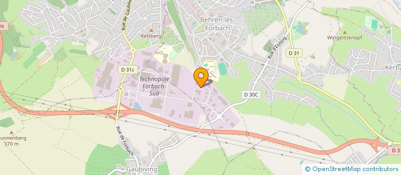 localisation de l'entreprise SCI DSI  BEHREN-LES-FORBACH