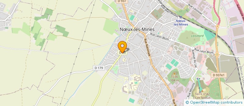 localisation de l'entreprise SCI DSI à NŒUX-LES-MINES