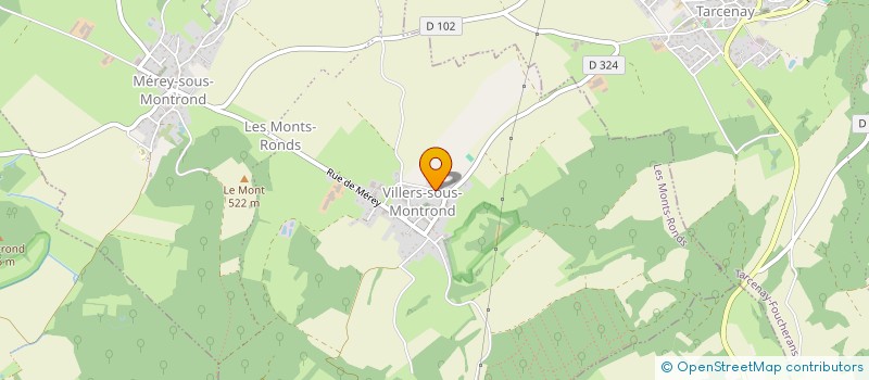 localisation de l'entreprise SCI DSIMMO  LES MONTS-RONDS