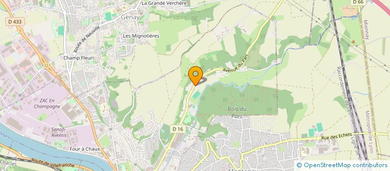 localisation de l'entreprise SCI DSIR  NEUVILLE-SUR-SAONE