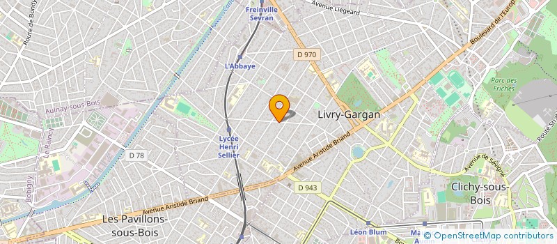 localisation de l'entreprise SCI DSJ à LIVRY-GARGAN