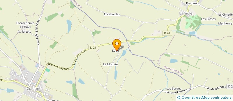 localisation de l'entreprise SCI DSJ  ARDIZAS