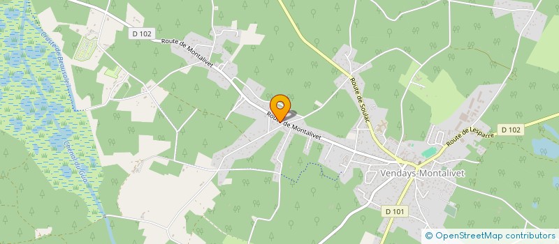 localisation de l'entreprise SCI DSK  VENDAYS-MONTALIVET