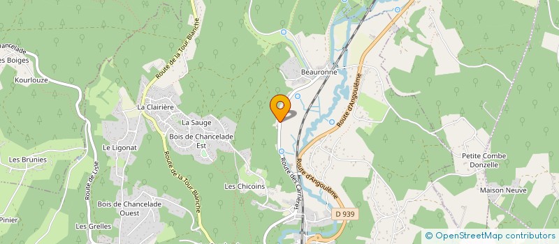 localisation de l'entreprise SCI DSL  CHANCELADE