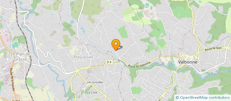 localisation de l'entreprise SCI DSL  CHATEAUNEUF-GRASSE