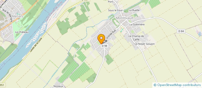 localisation de l'entreprise SCI DSLC  MONTLIVAULT