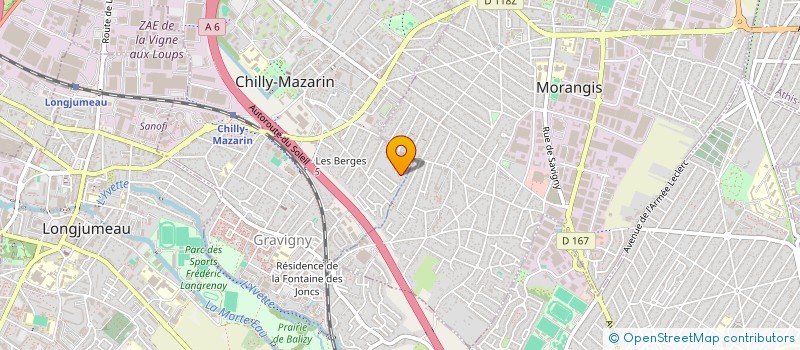 localisation de l'entreprise SCI DSM à CHILLY-MAZARIN