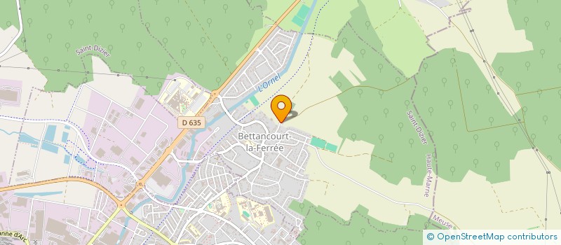localisation de l'entreprise SCI DSM CORSI à BETTANCOURT-LA-FERREE