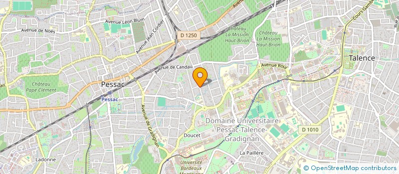 localisation de l'entreprise SCI DSM IMMOBILIER  PESSAC