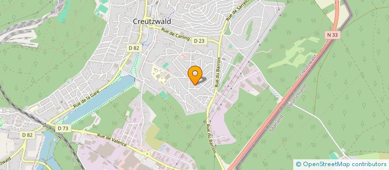 localisation de l'entreprise SCI DSMKB  CREUTZWALD