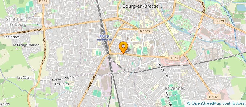 localisation de l'entreprise SCI DSP à BOURG-EN-BRESSE