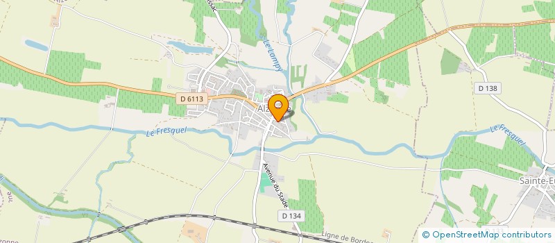 localisation de l'entreprise SCI DSP IMMO à SAINTE-EULALIE
